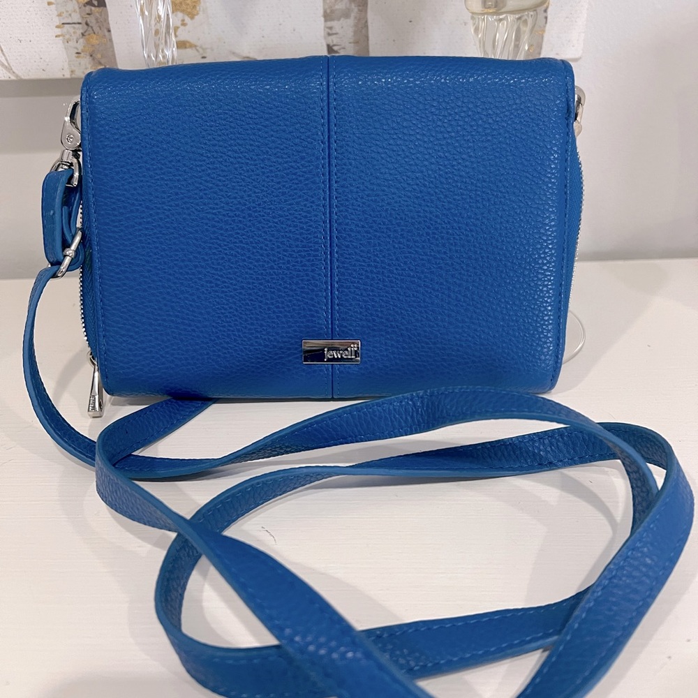 Jewell Bright blue crossbody bag